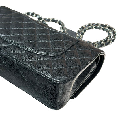 CHANEL CF25 BLACK CAVIAR PHW [3000608]