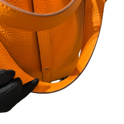 New HERMÈS Picotin 22 Bucket Bag Orange (93) GHW