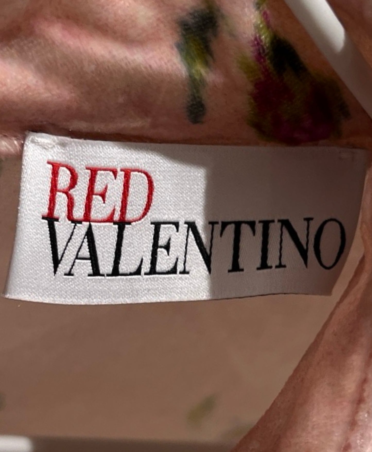 Used VALENTINO Floral Long Dress Clothes Pink