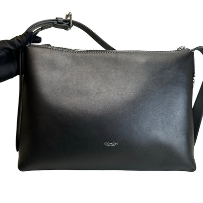 COACH Leather Crossbody Cross Body Bag Black
