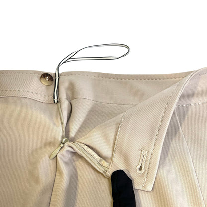HERMES Virgin Wool Pants Light Grey