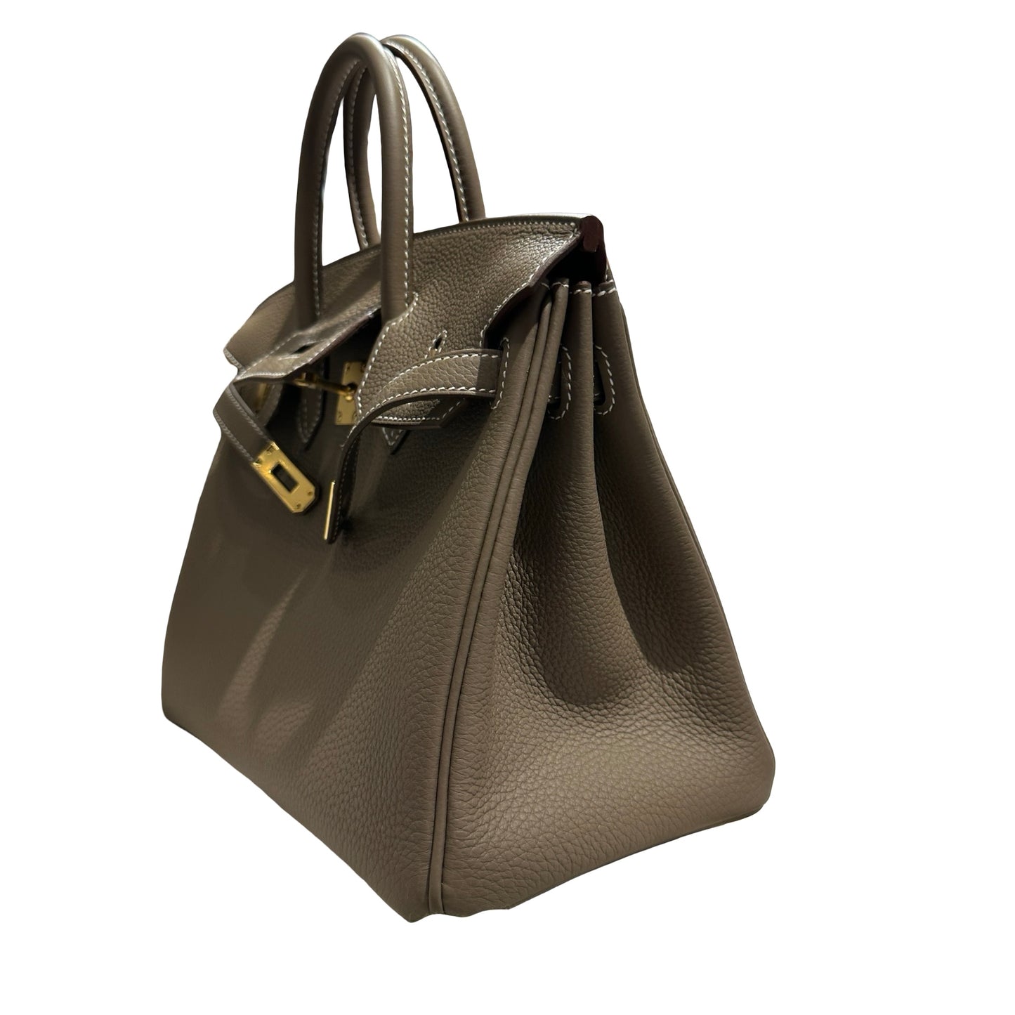 Brand New HERMES Togo Birkin Handbag Etoupe