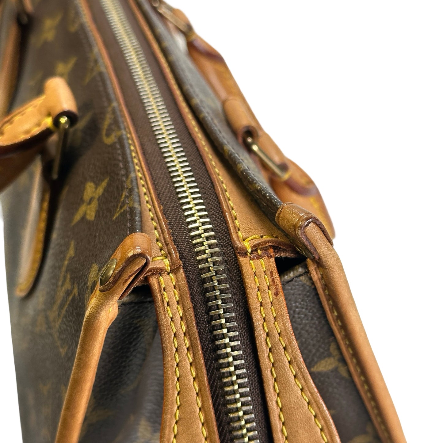 Used LOUIS VUITTON Monogram Canvas Popincourt Handbag Brown