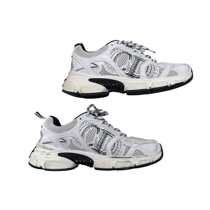 Used DIOR Sneakers Shoes Black White