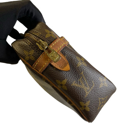 Used LOUIS VUITTON Monogram Canvas Monogram Trocadero Crossbody Bag Brown