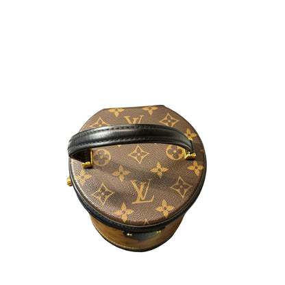 Used LOUIS VUITTON Monogram Cannes Monogram Reverse Cross Body Bag Brown GHW