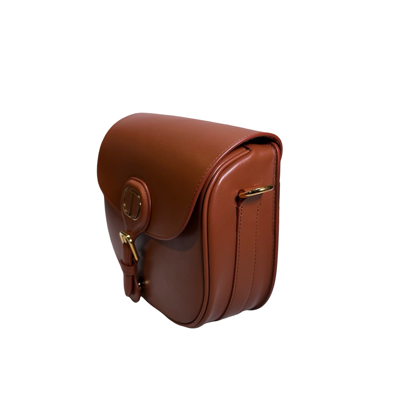 Used DIOR Calfskin Bobby Crossbody Bag Brown