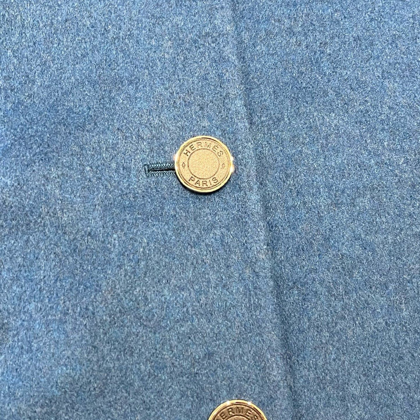Used HERMES Cashmere Coat Clothes