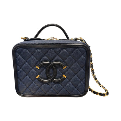 CHANEL VANITY CASE TWO WAY SHOULDER BAG ［20000229］