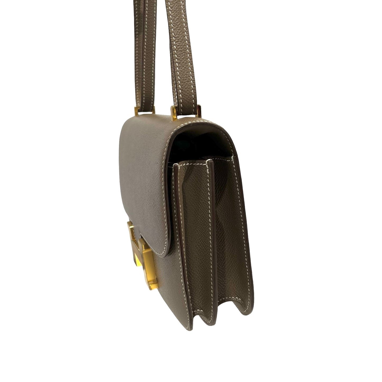 Used HERMES Epsom Constance Cross body bag Etoupe