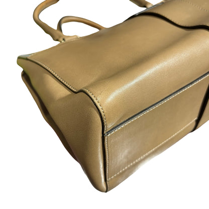 Used Roger Vivier Leather Handbag Brown GHW
