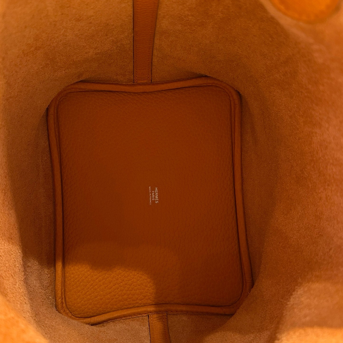 New HERMÈS Picotin 22 Bucket Bag Orange (93) GHW