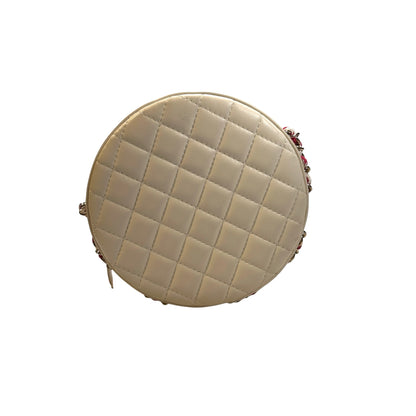 Used CHANEL Coco Lifesaver Small Round Bag Crossbody Bag