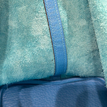 Used HERMÈS TC Picotin 22 Handbag Blue PHW