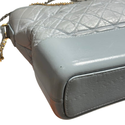 CHANEL GABRIELLE LIGHT BLUE LAMBSKIN  [3000604]