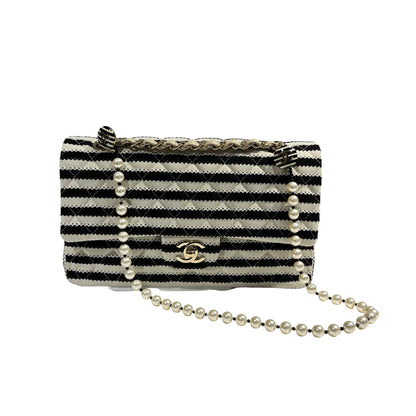 CHANEL PEARL CF25 BLACK WHITE [3001105]