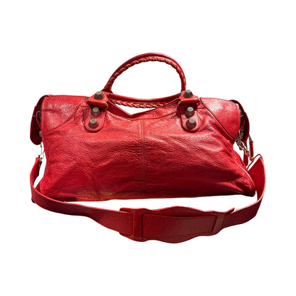 BALENCIAGA LE CITY CALFSKIN RED GHW[3001095]