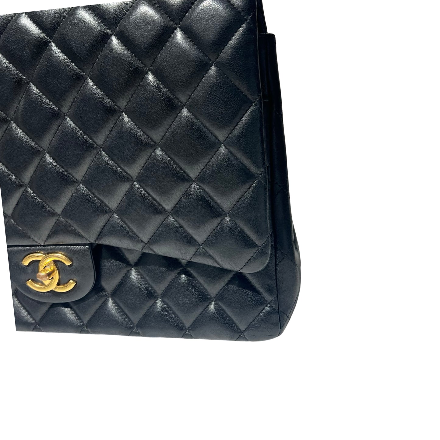 Matelasse Quilted Lambskin Maxi Jumbo Two Way Shoulder Bag [101537]