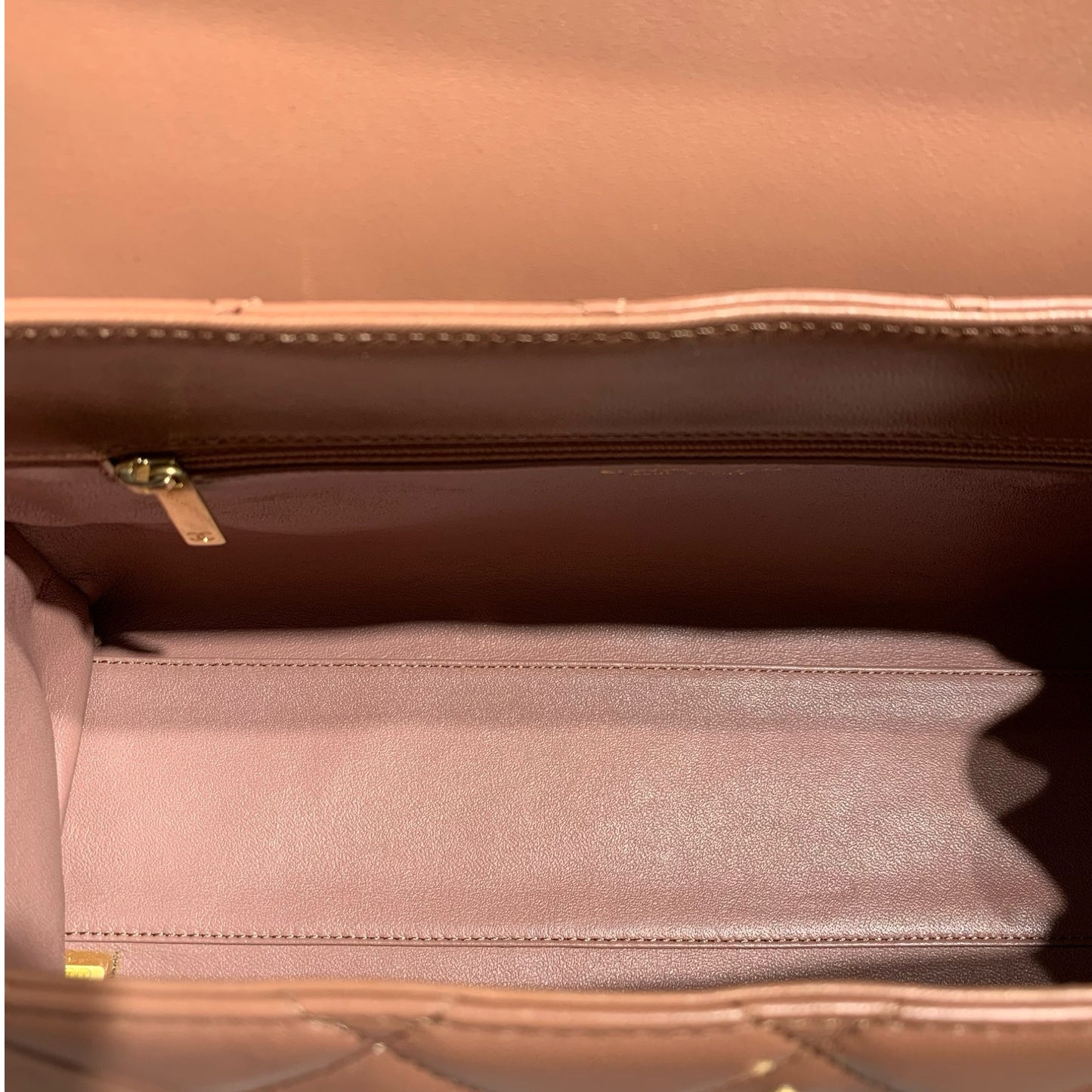 CHANEL MISIA CAMERA FLAP BROWN LAMBSKIN GHW CHAIN SHOULDER BAG [A04211]