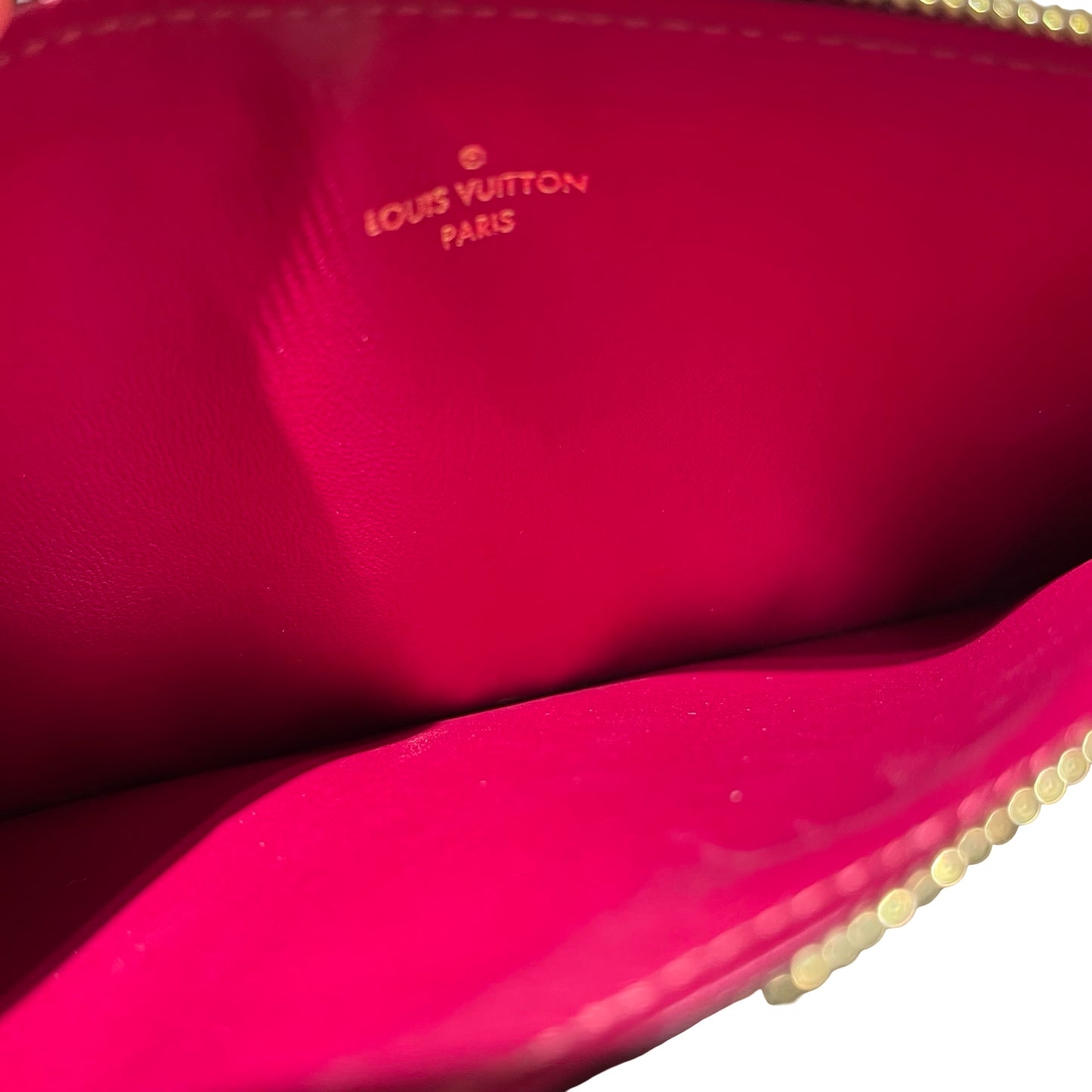 Used LOUIS VUITTON Félicie Pochette Clutch Bag Brown GHW