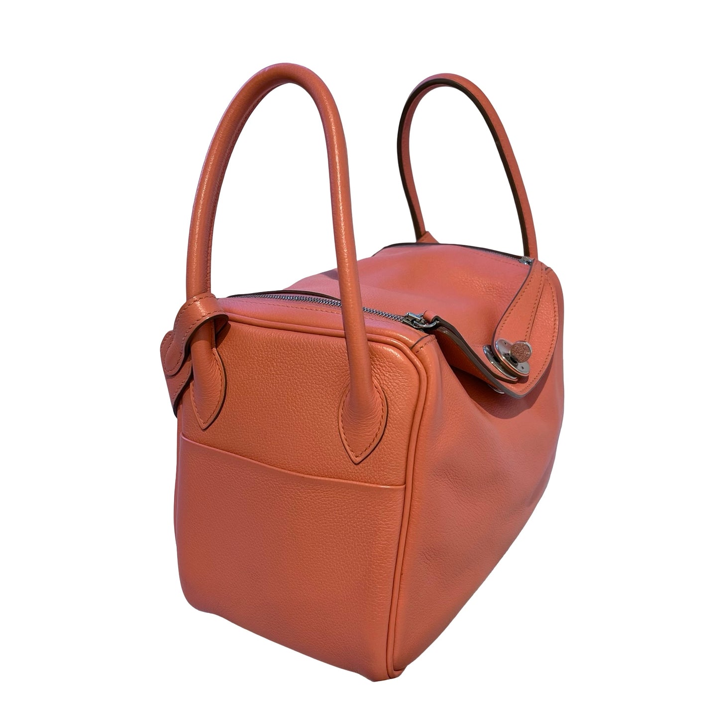 Used Hermès Lindy 26 Shoulder Bag Pink PHW