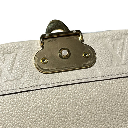 Used LOUIS VUITTON Monogram Empreinte Leather Vavin BB Shoulder Bag Ivory GHW
