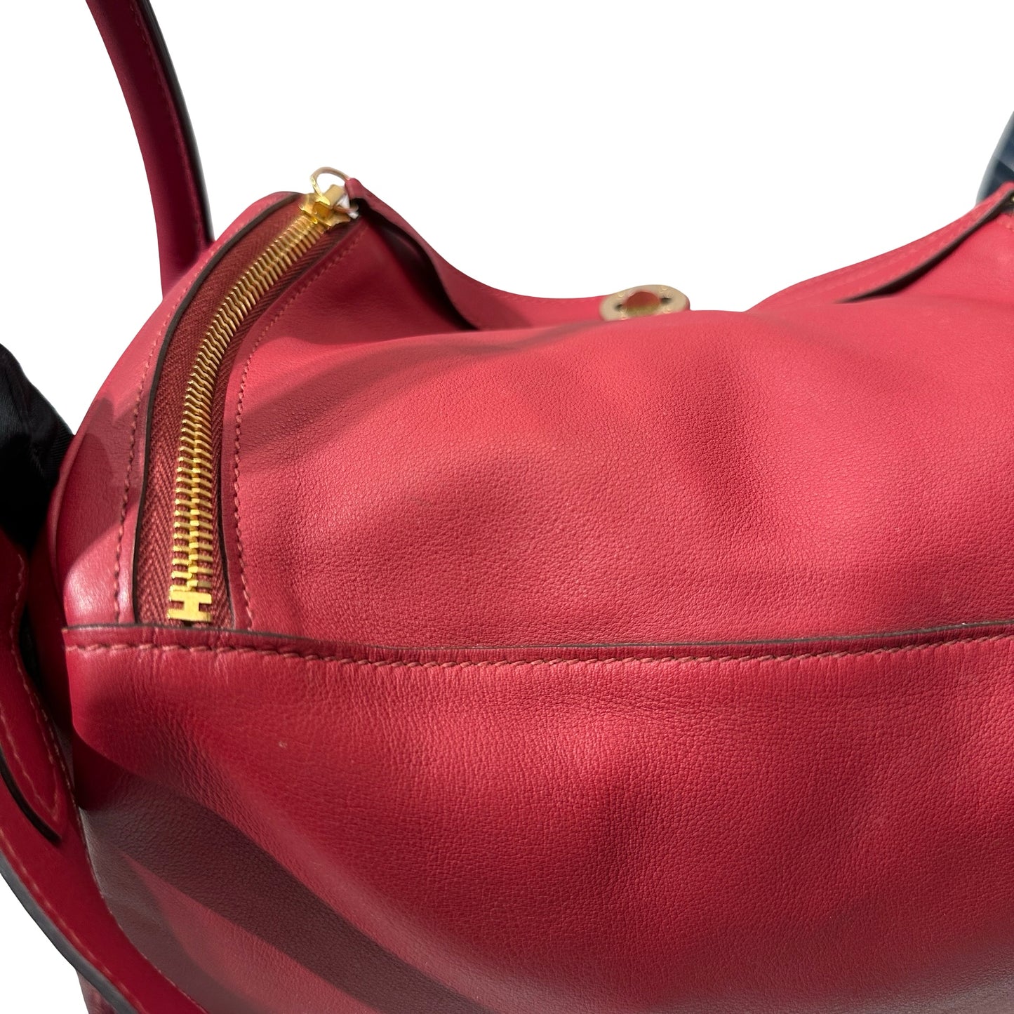 Used HERMÈS Lindy 30 Tote Bag Pink GHW