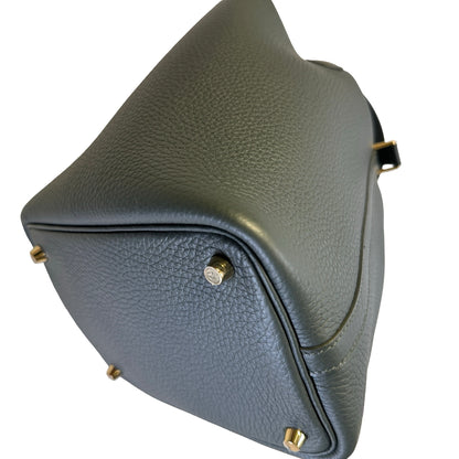 Used HERMES TC Picotin 18 Handbag Dark Green
