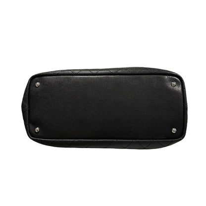 Used CHANEL Large Tote Tote Bag Black PHW