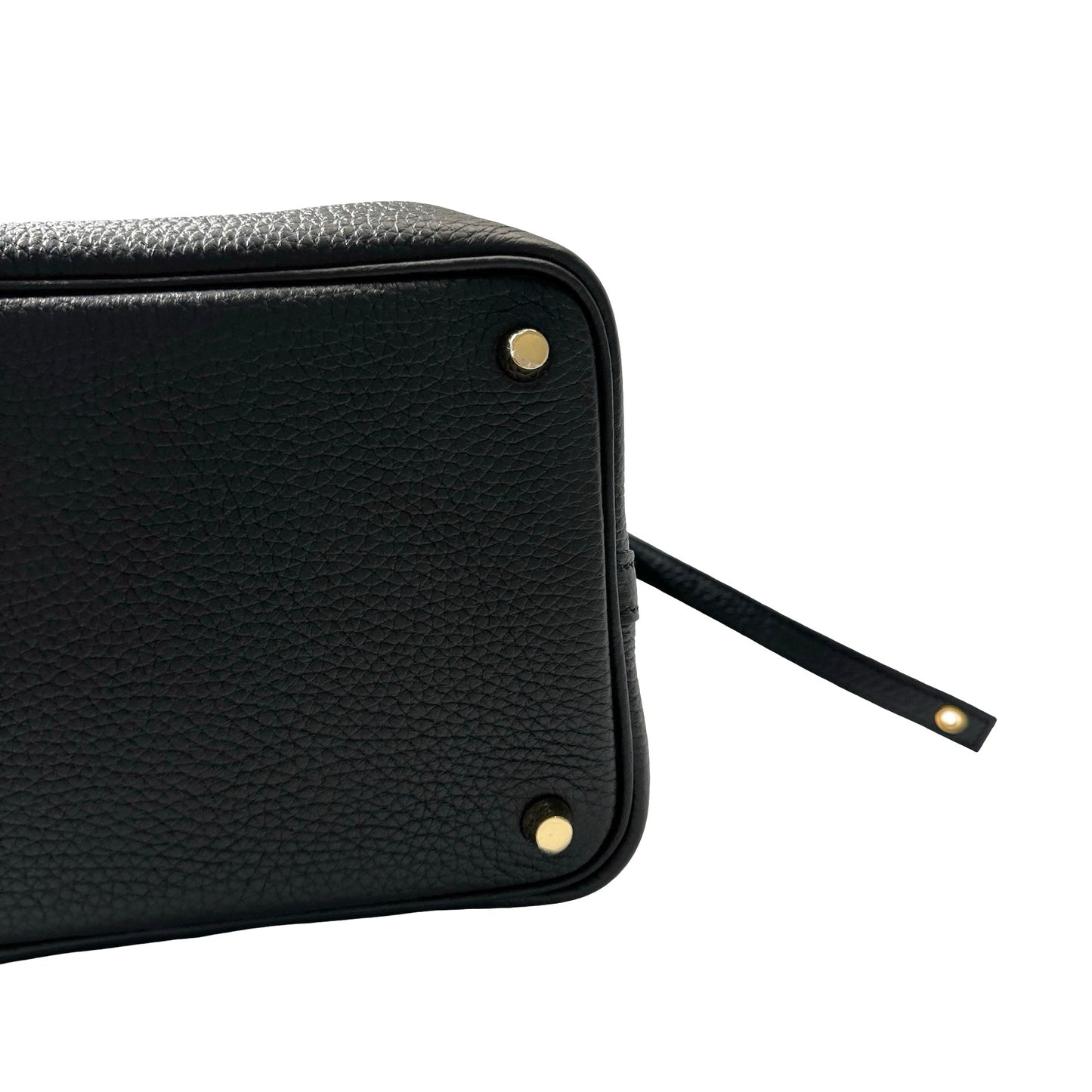 Unused HERMÈS Picotin 18 Handbag Black GHW
