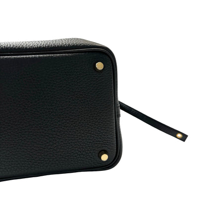 Unused HERMÈS Picotin 18 Handbag Black GHW