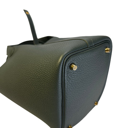 Used HERMES TC Picotin 18 Handbag Dark Green