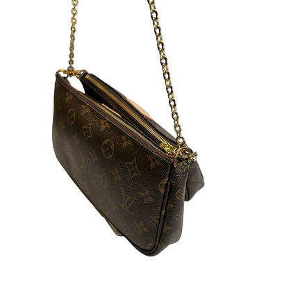Used LOUIS VUITTON Monogram Multi Pochette Accessories Cross body bag Brown