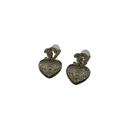 Used Chanel Earrings Gold