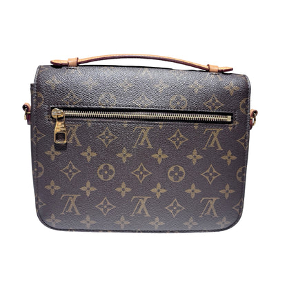 Used LOUIS VUITTON Monogram Canvas Pochette Métis Shoulder Bag Monogram Brown GHW