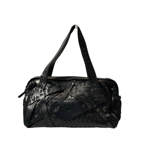 Used Bottega Veneta Shoulder Bag Black
