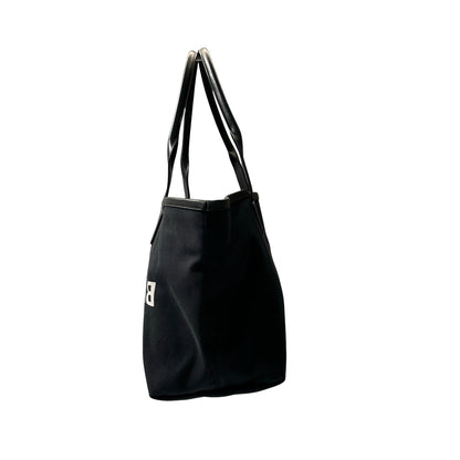 Used Balenciaga Canvas Tote cauvas Tote Bag Black