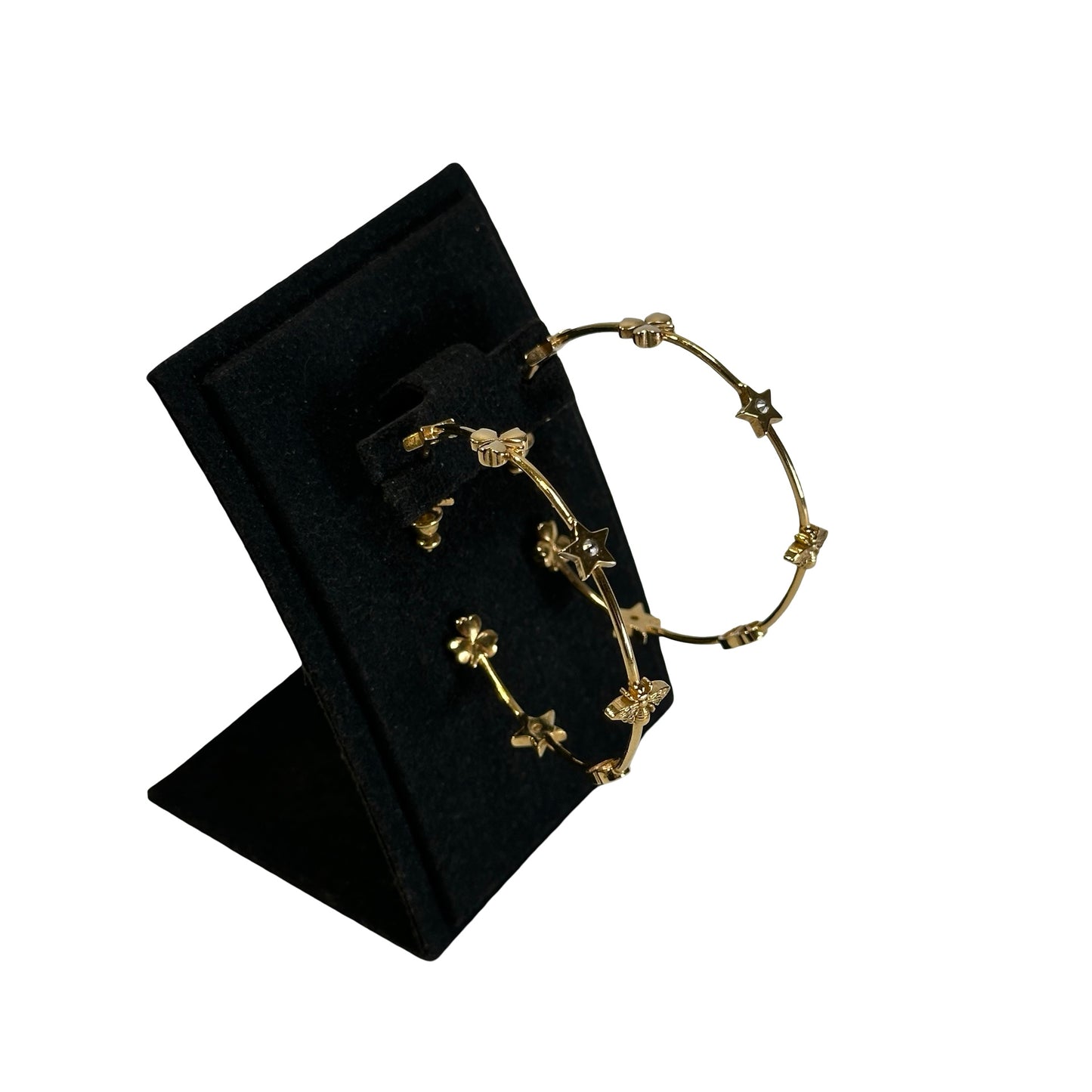 CHRISTIAN DIOR Earrings Gold
