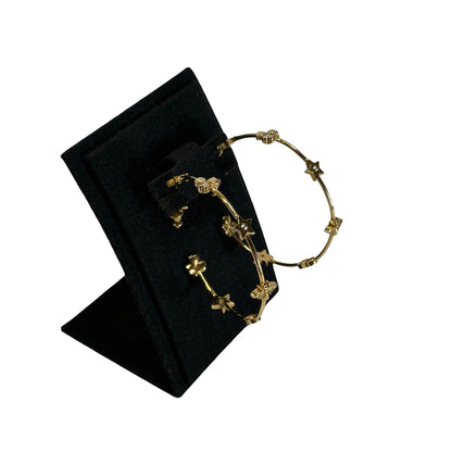 CHRISTIAN DIOR Earrings Gold