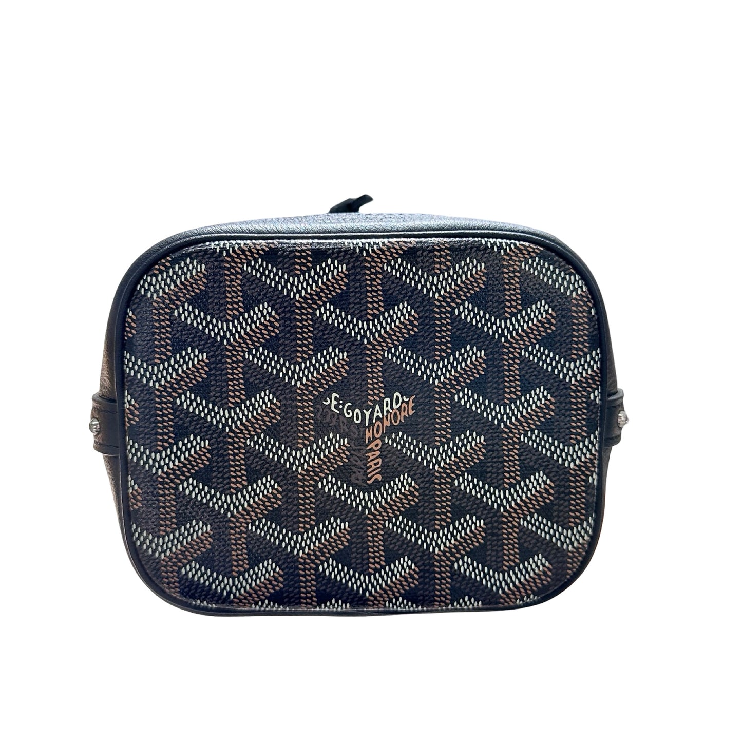 New GOYARD Mini Bucket Bag Black PHW