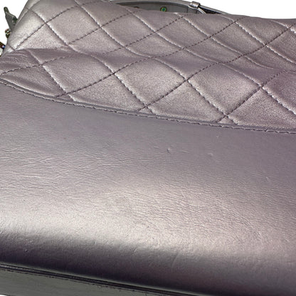 Used CHANEL Gabrielle Shoulder Bag Light purple Rainble HW