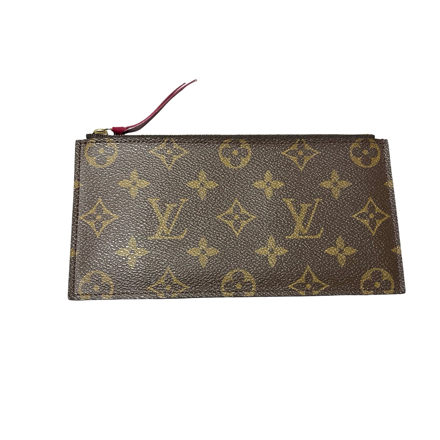 Used LOUIS VUITTON Félicie Pochette Clutch Bag Brown GHW