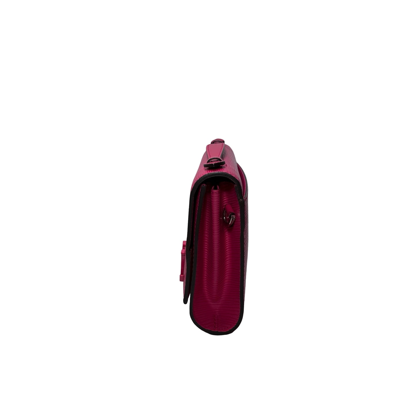 Used LOUIS VUITTON Leather Epi Clery Bag Pouch Pink PHW