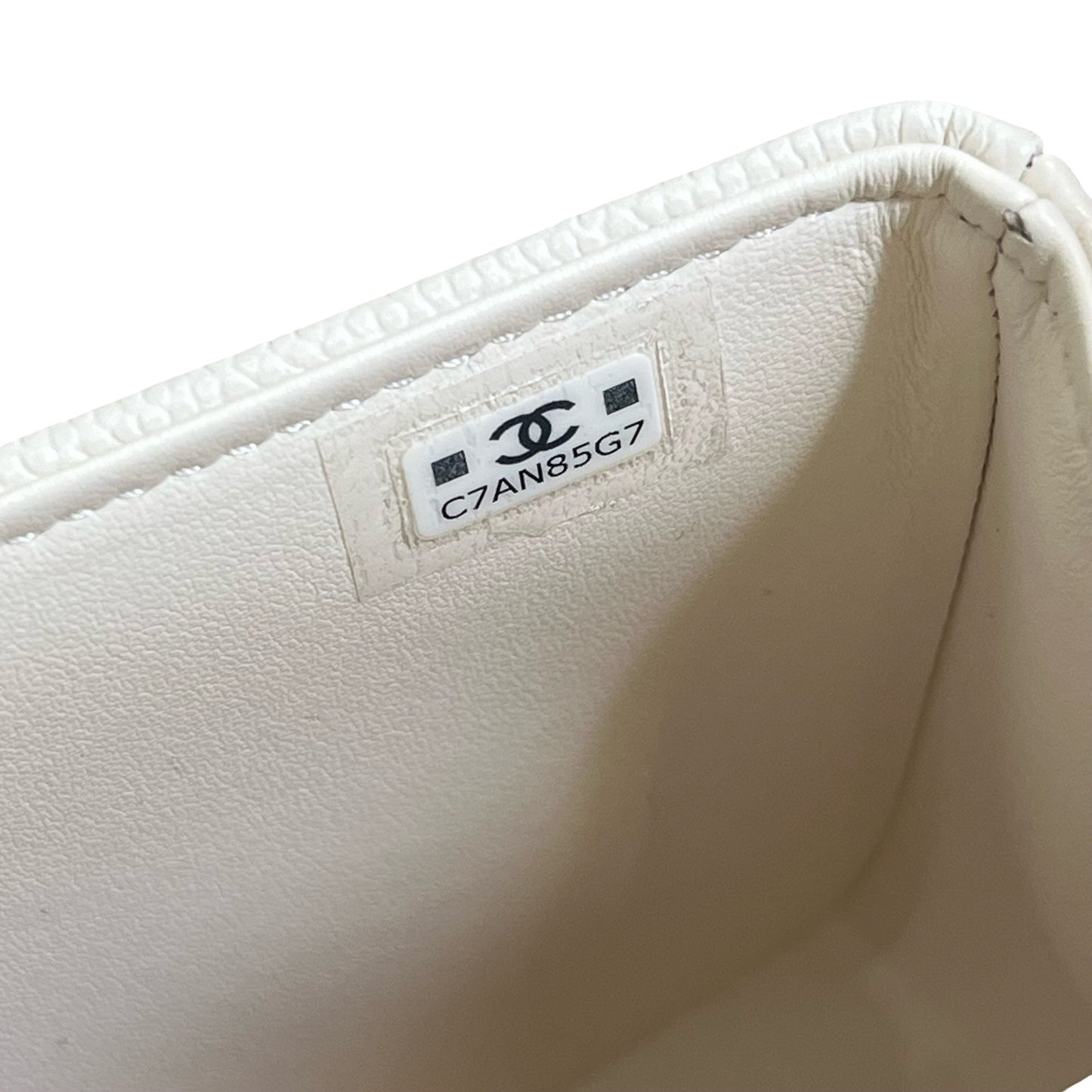 Brand New CHANEL Caviar Mini Preppy Coco Shoulder Bag White Gold