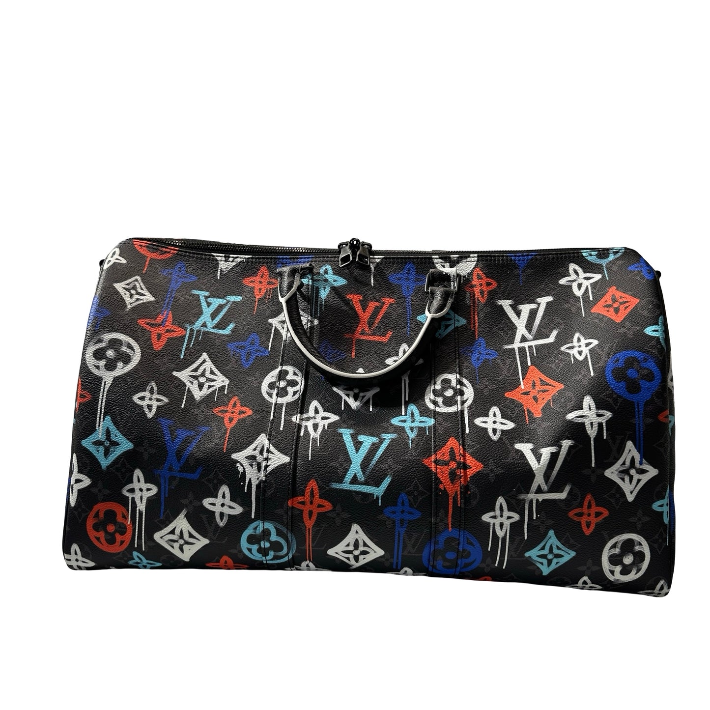 New Louis Vuitton KEEPALL Holdall Multicolour Black