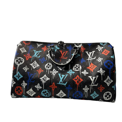 New Louis Vuitton KEEPALL Holdall Multicolour Black