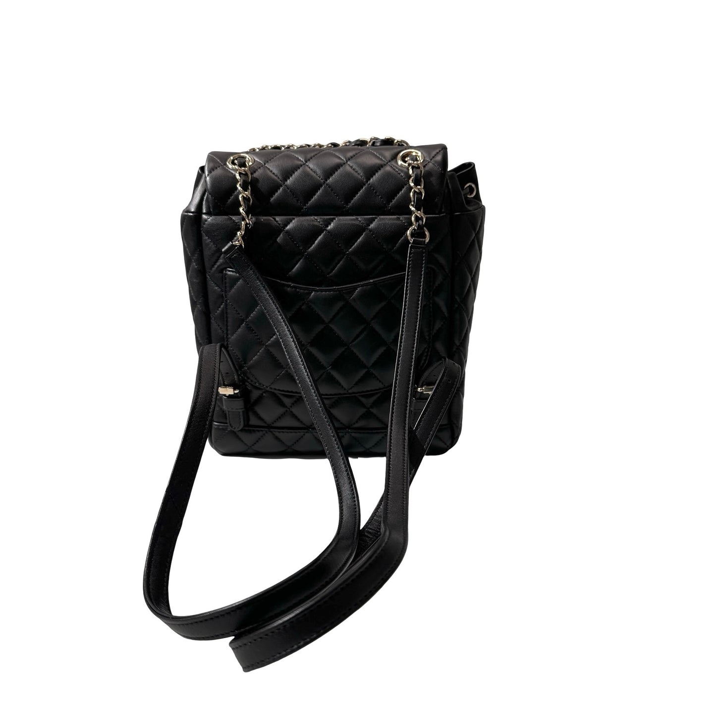 Used CHANEL Lambskin Leather Backpack