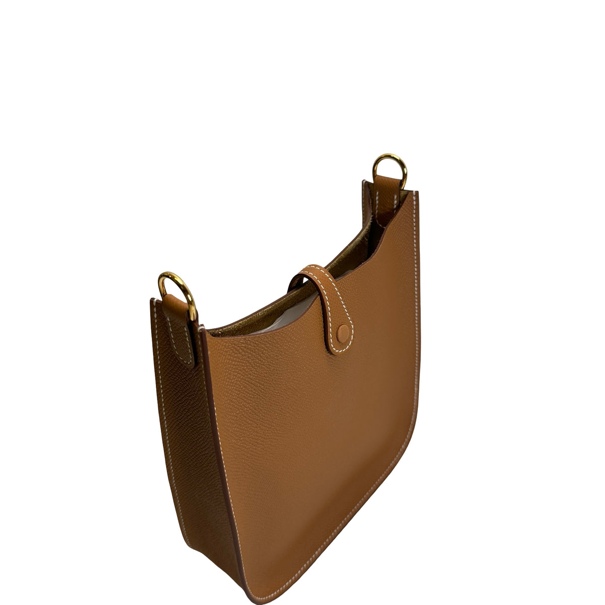 Brand New HERMES Clemence Evelyne Crossbody Bag Gold