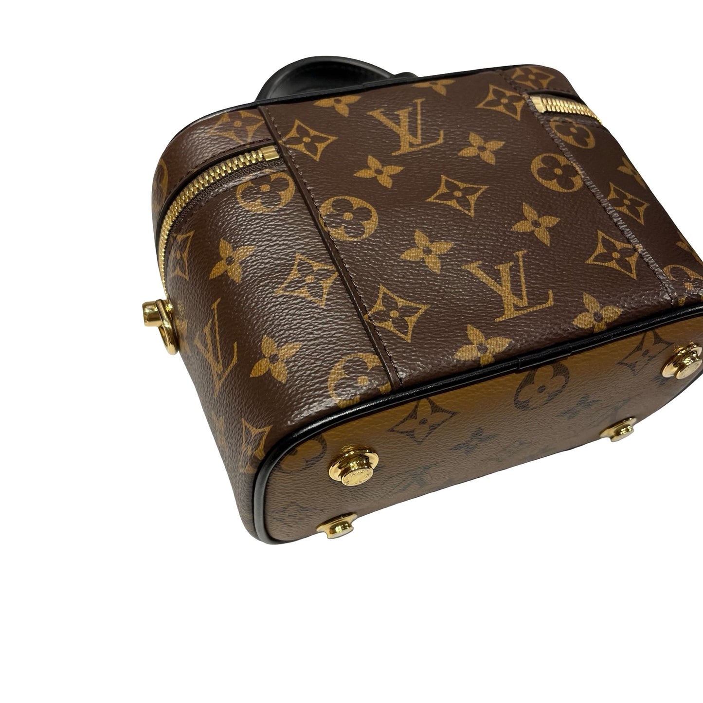 Used LOUIS VUITTON Vanity Case Cross Body Bag Brown GHW