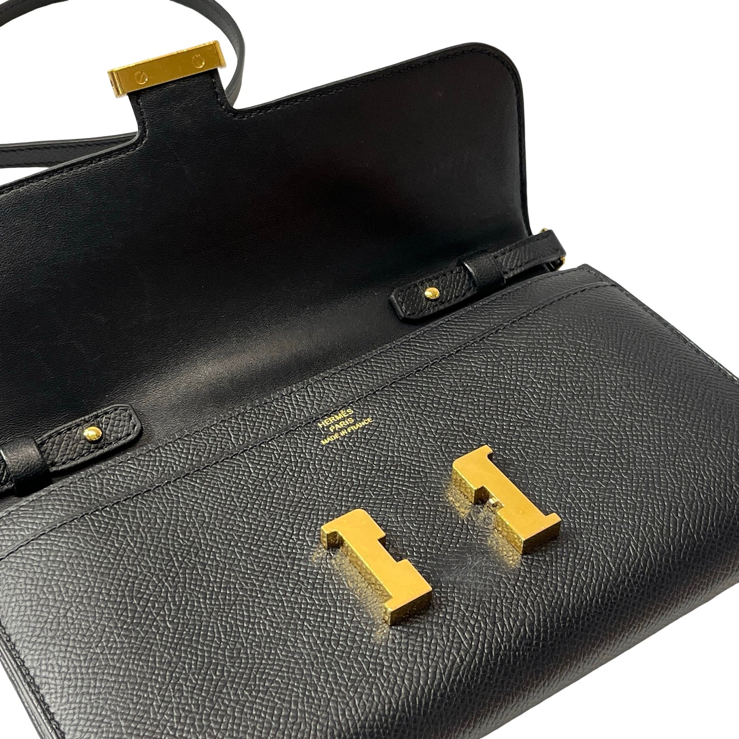 Used HERMÈS Constance to go Cross Body Bag Black GHW